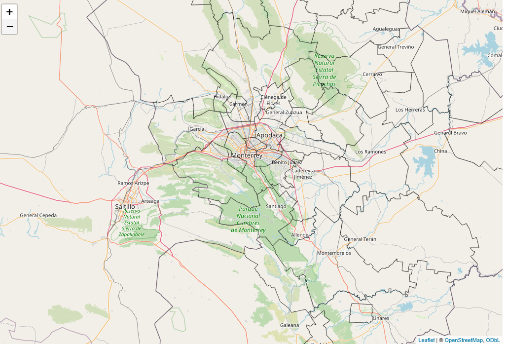 Áreas de influencia